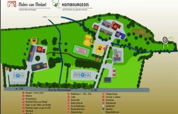 plattegrond molen medael